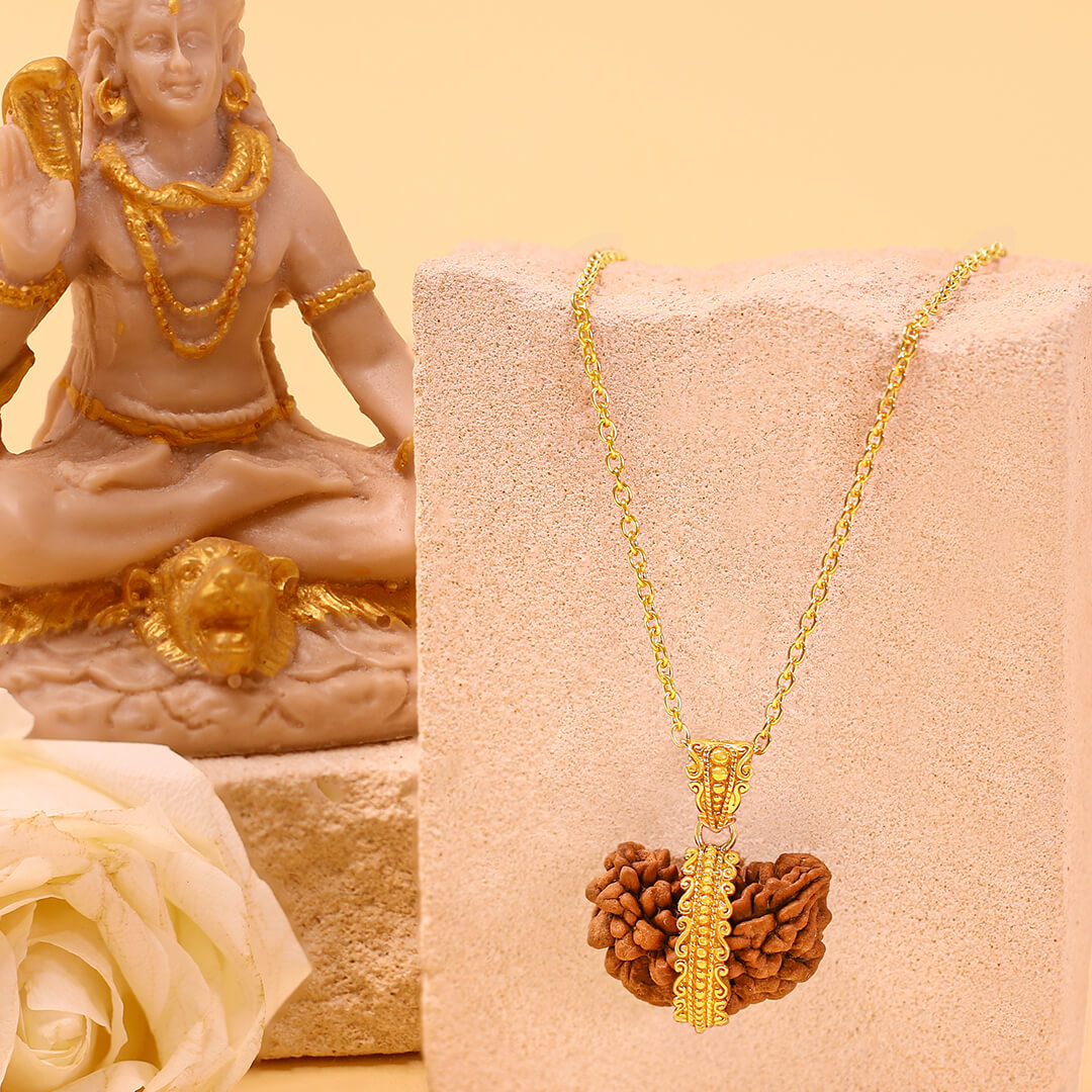 Transformation – 1 Mukhi (Half-moon) (gold) 2