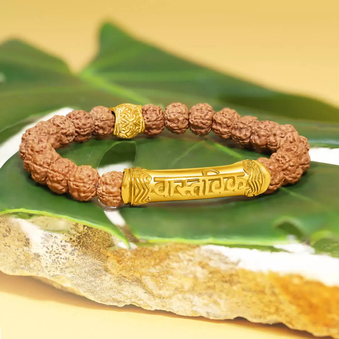 Authentic Rudraksha (gold) 3