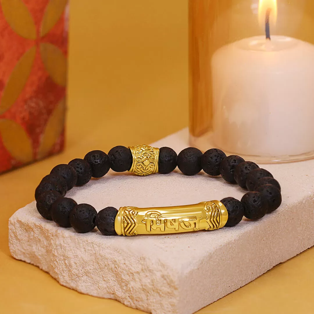 Healer Protection Mantra Bracelet (gold) 3