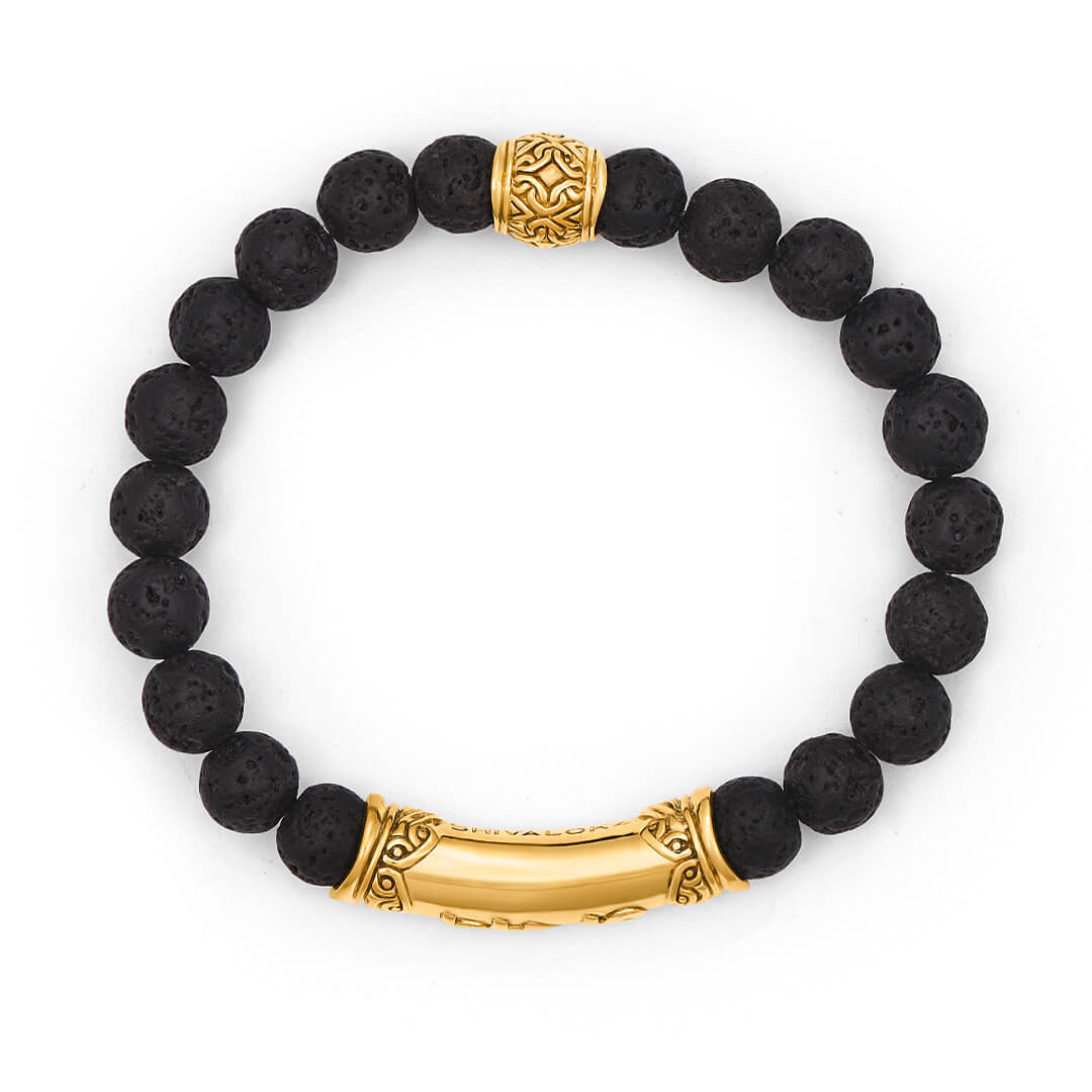Peace of Mind Protection Mantra Bracelet (gold) 2