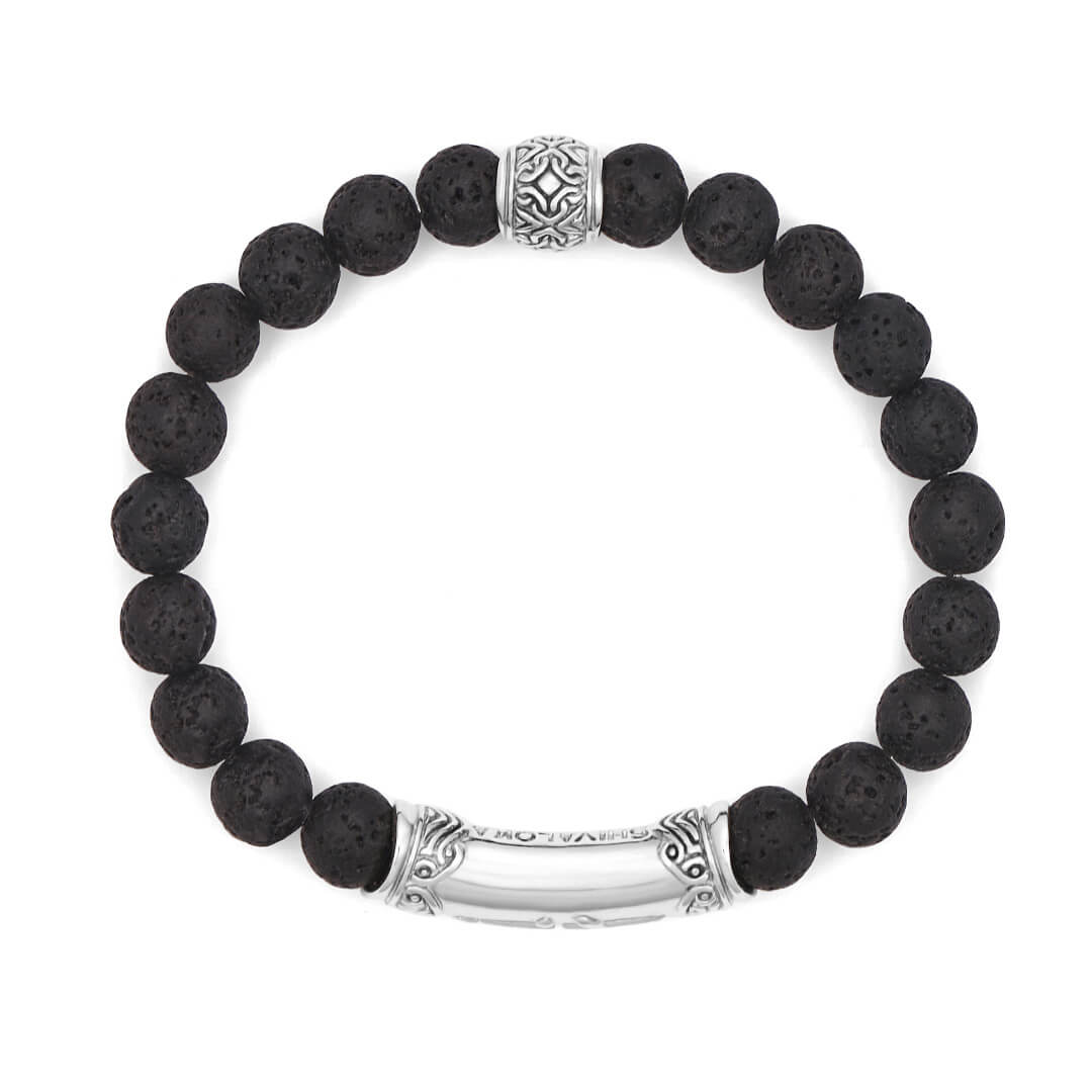 Peace of Mind Protection Mantra Bracelet (silver) 2