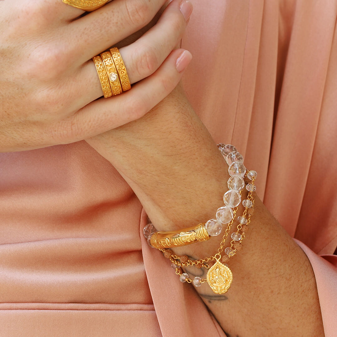 Gajanana crystal gold 2