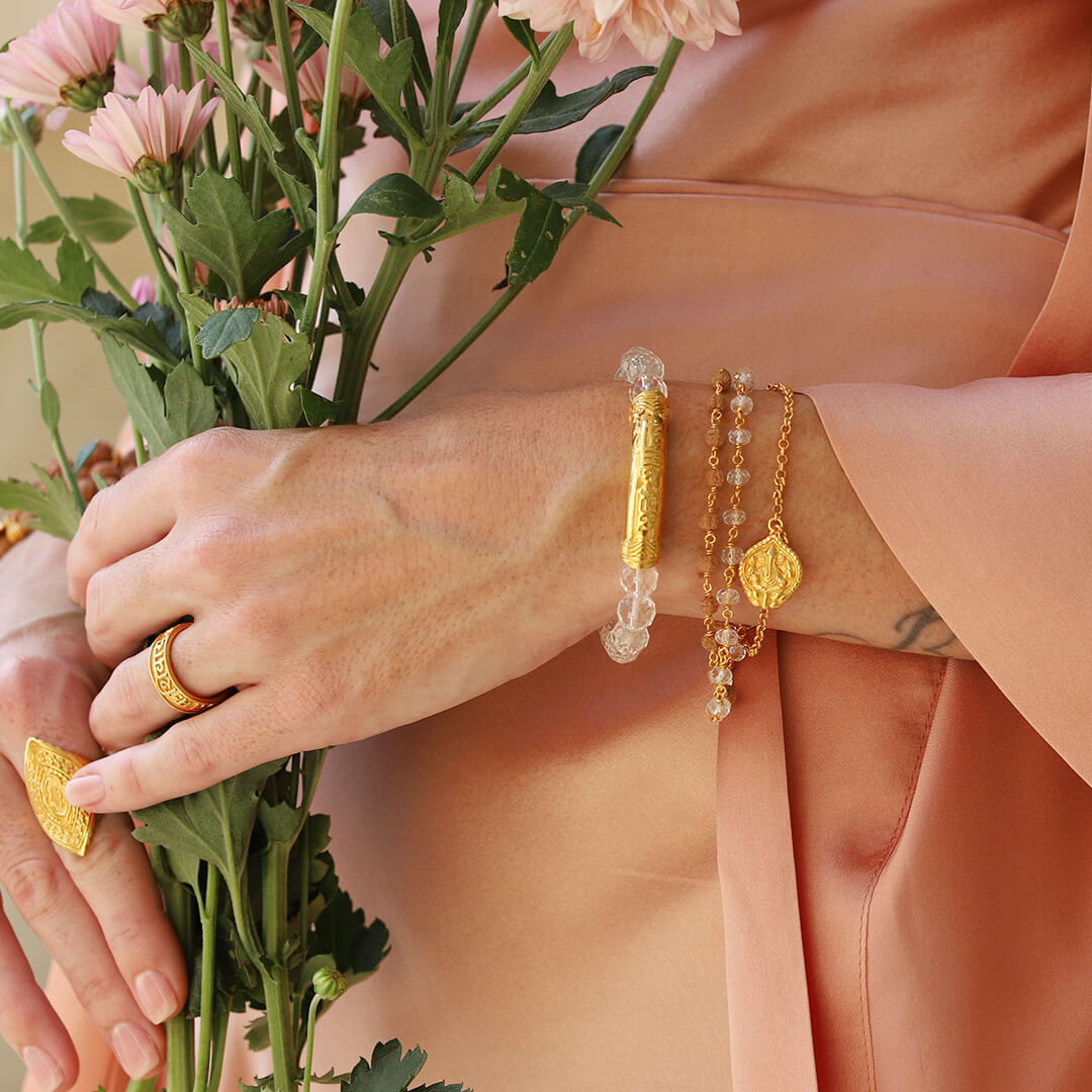Gajanana crystal gold 3