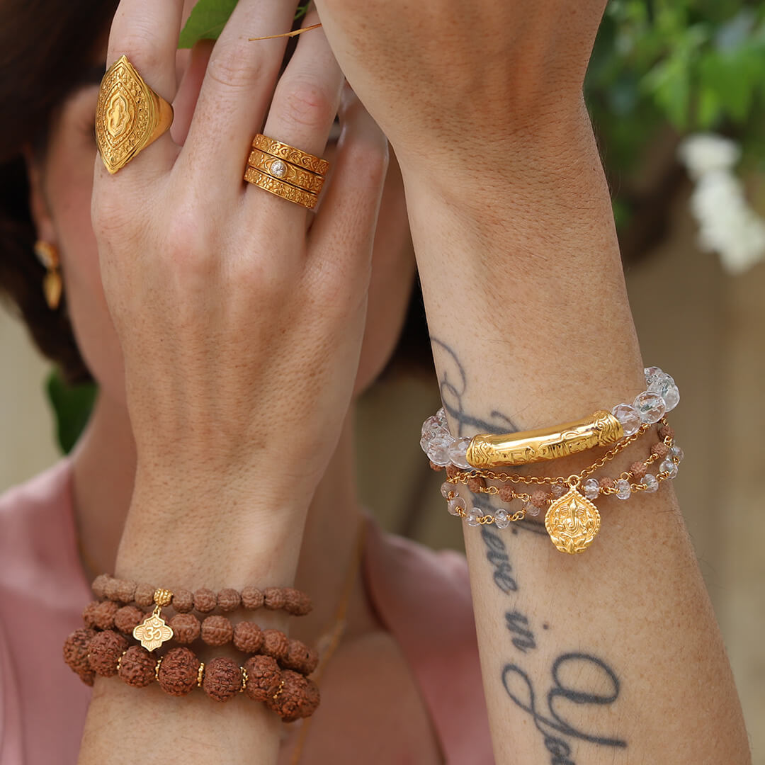 Gajanana crystal gold 4