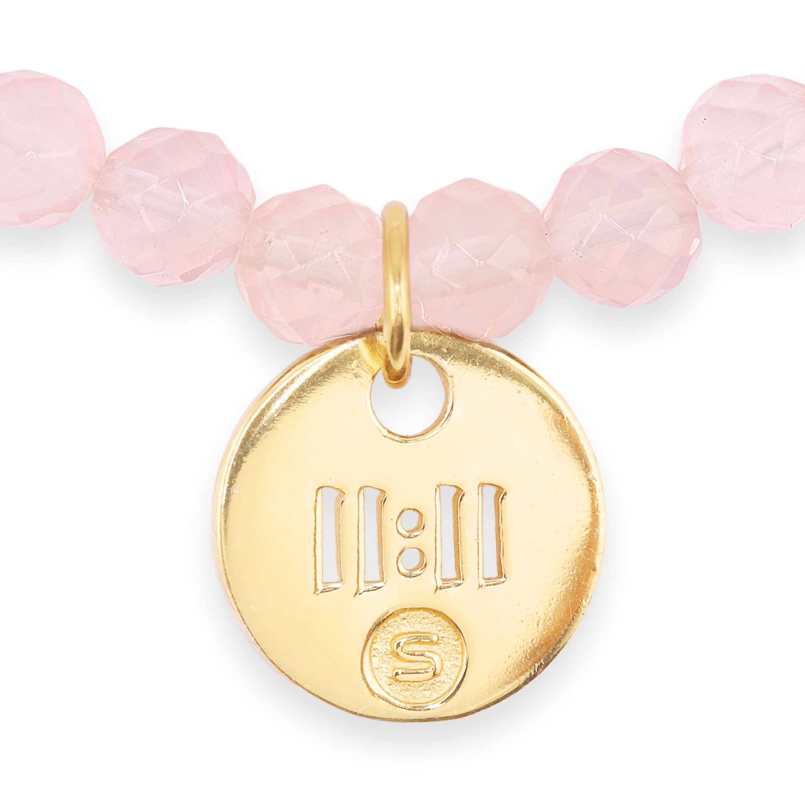 1111 Bracelet – Rose Quartz (gold) 4