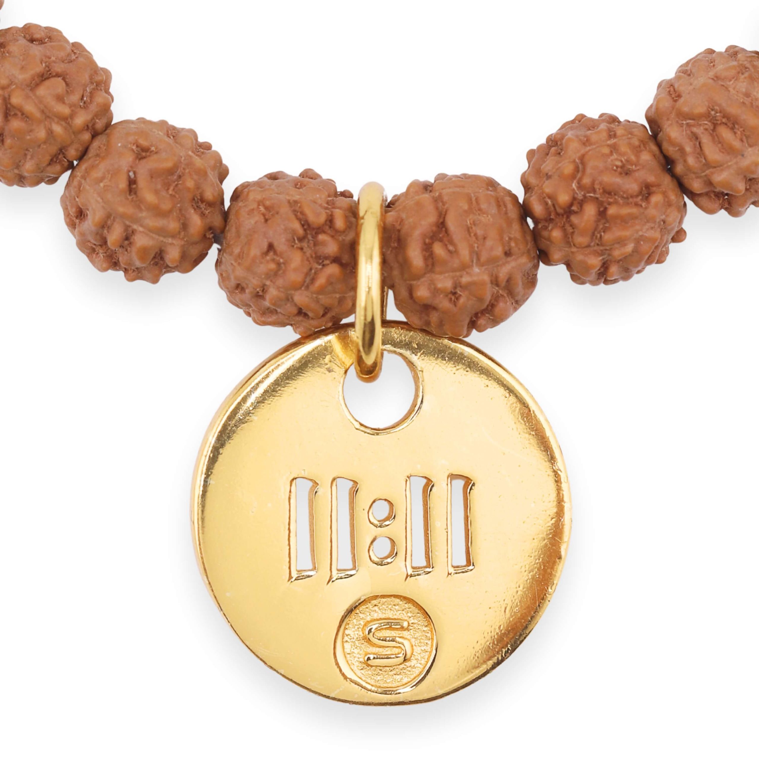1111 Bracelet – Rudraksha (gold) 4