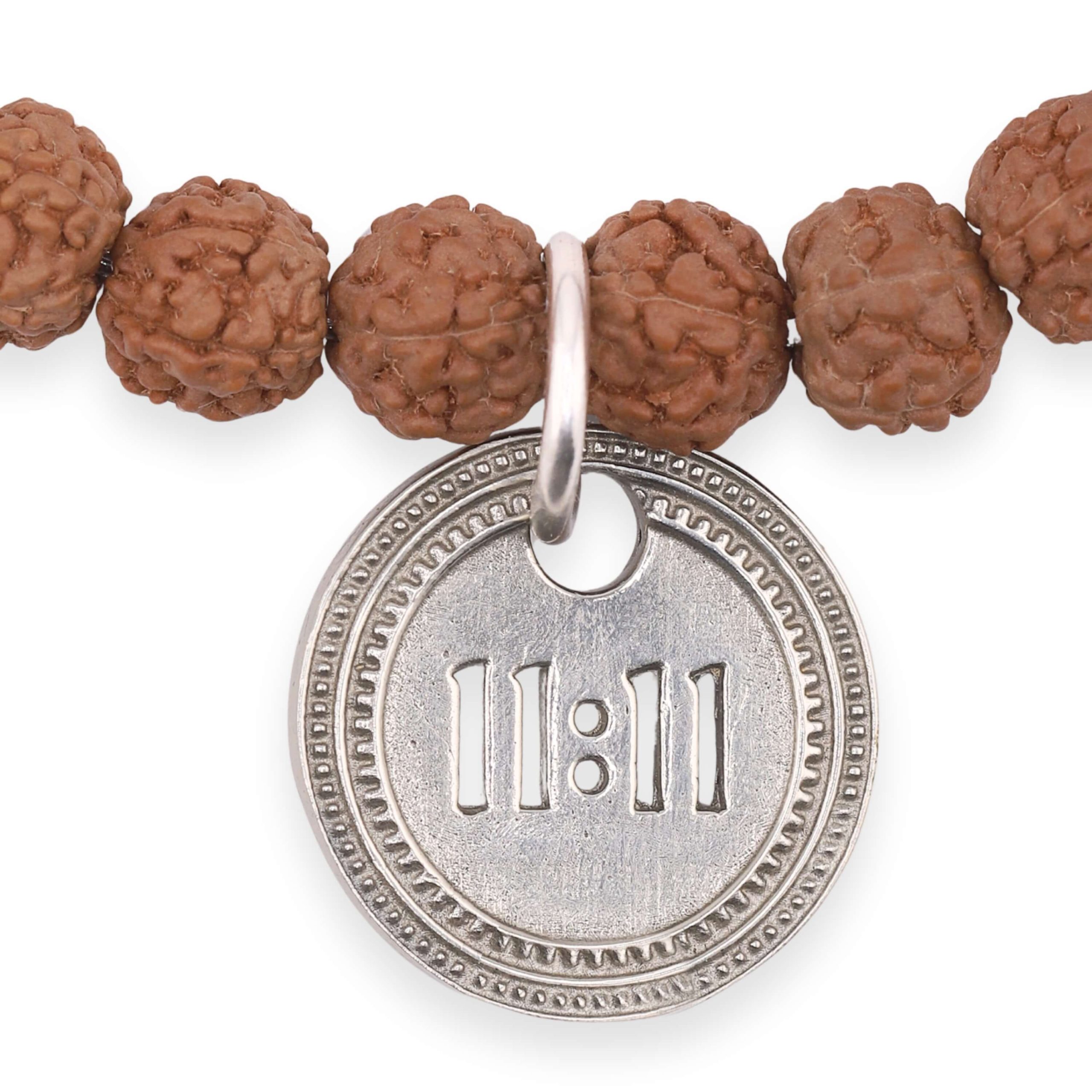 1111 Bracelet – Rudraksha (silver) 3