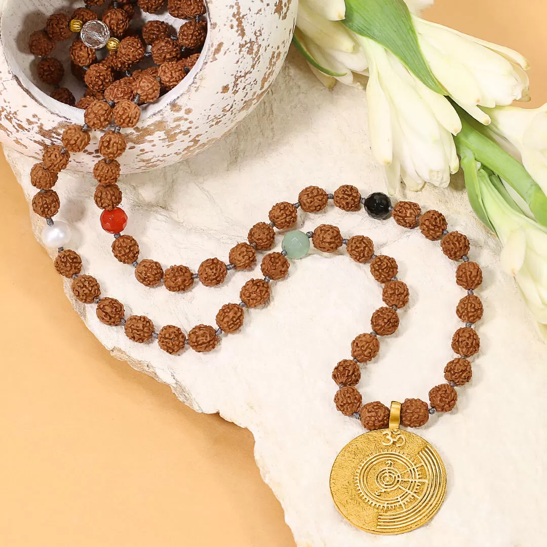 Five element mala gold 1