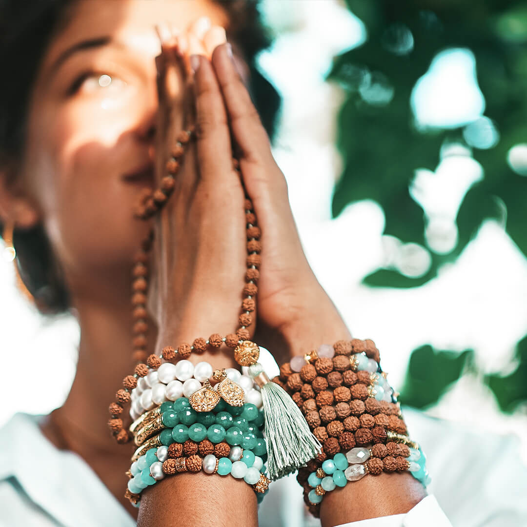 SHIVALOKA  Sacred Rudraksha Meditation Mala Sannyasi - SHIVALOKA