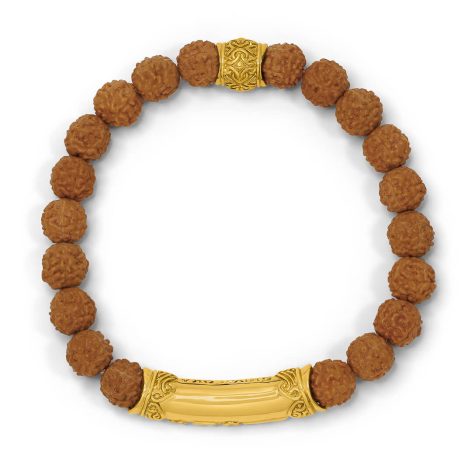 Om Namah Shivaya Power Mantra Rudraksha Bracelet