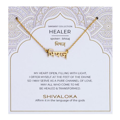 Healer Sanskrit Necklace 'Bhisaj'