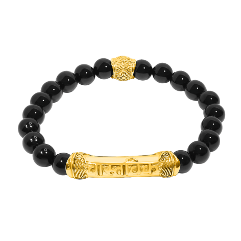 Authentic Onyx Mantra Bracelet