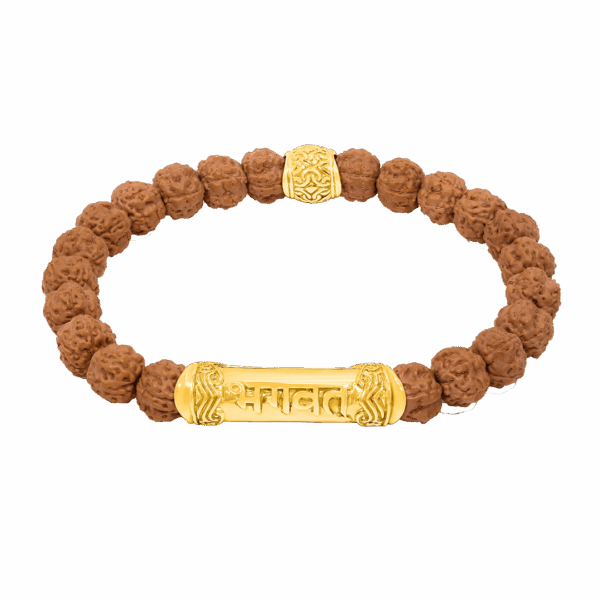 Blessed Rudraksha gold