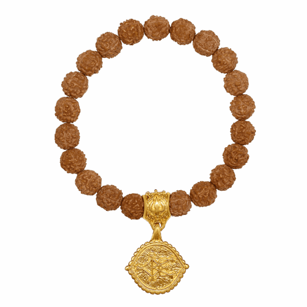 Shiva Third Eya bracelet gold 1