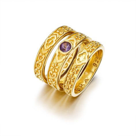 Ajna Stackable Ring Set