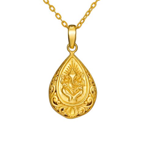Ganesh Muktidaya Crystal Necklace