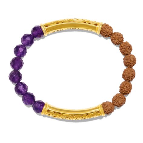 Healing Amethyst Bracelet Visruti