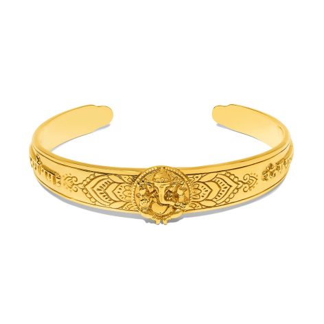 Ganesh Mantra Vighnahara Bracelet Cuff