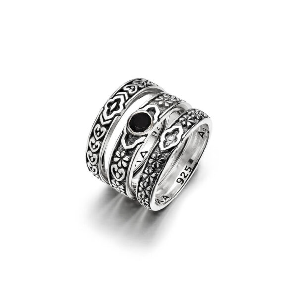 Ajna Onyx silver