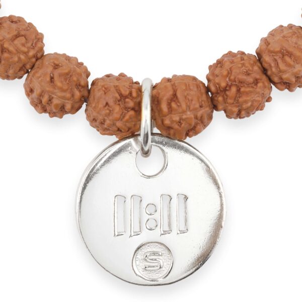 1111 Bracelet – Rudraksha (silver) 4